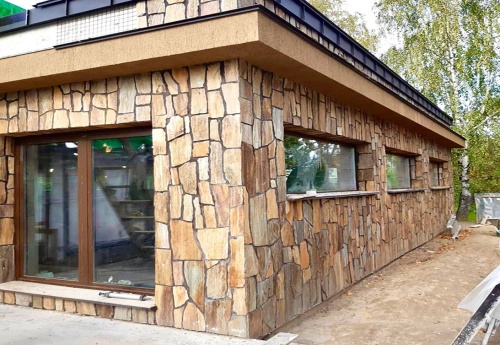 Плитняк кора дерева для фасада купить в Петрозаводске