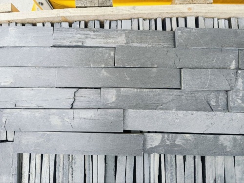 Плитка чёрная из натурального камня фасадная 30 см * 5 см, толщина 7 мм -30 мм купить в Петрозаводске