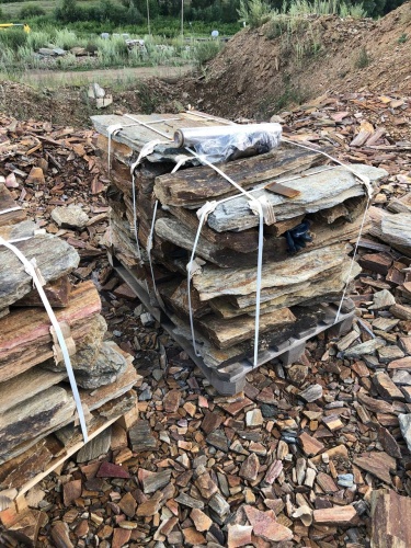 Плитняк кора дерева 50-100мм для пошаговых дорожек купить в Петрозаводске