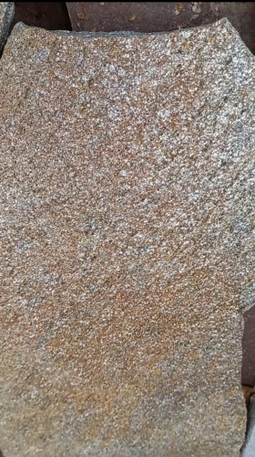 Плитняк златолит серебристый для цоколя, отмостки купить в Петрозаводске