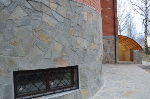 Плитняк златолит Уральский  для фасада купить в Петрозаводске